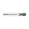 (EI880) D-Power Carbide 2Flute Ball Nose End Mill, Short Length Neck for Graphite (Diamond Coated)