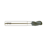 (EI881) D-Power Carbide 3Flute Ball Nose End Mill, Short Length Neck for Graphite (Diamond Coated)