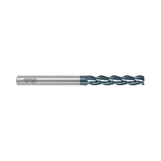 (EIA14) D-Power Carbide 3Flute Corner Radius End Mill, Short Length for Graphite (Diamond Coated)