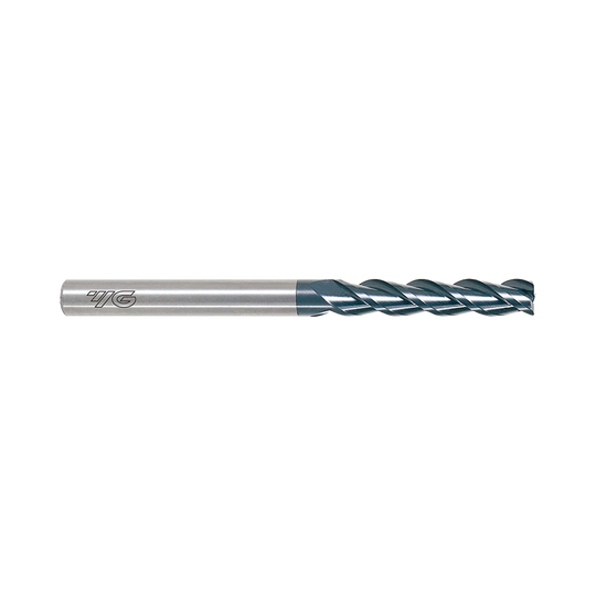 (EIA14) D-Power Carbide 3Flute Corner Radius End Mill, Short Length for Graphite (Diamond Coated)