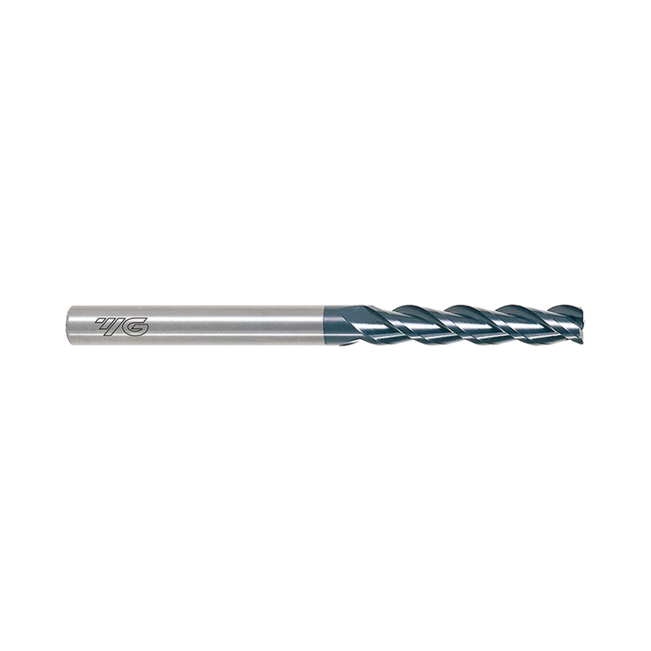 (EIA14) D-Power Carbide 3Flute Corner Radius End Mill, Short Length for Graphite (Diamond Coated)