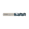 (EIA13) D-Power Carbide 3Flute Corner Radius End Mill, Short Length for Graphite (Diamond Coated)