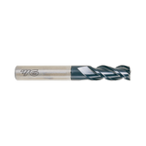 (EIA13) D-Power Carbide 3Flute Corner Radius End Mill, Short Length for Graphite (Diamond Coated)