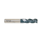 (EIA13) D-Power Carbide 3Flute Corner Radius End Mill, Short Length for Graphite (Diamond Coated)