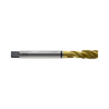 (TD864) HSS-E (M35) UNF Spiral Flute Combo Tap for Multi Purpose TiN Coated)