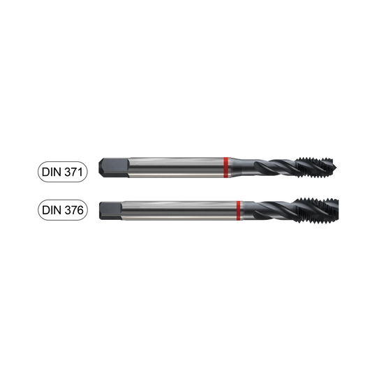 (TB313) HSS-E (M35) Metric Spiral Flute for Hardened