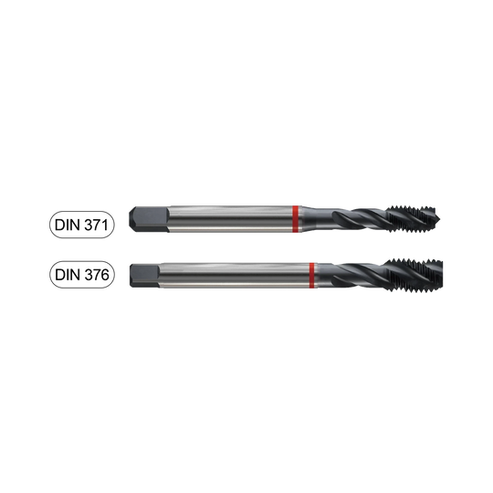 (TB313) HSS-E (M35) Metric Spiral Flute for Hardened