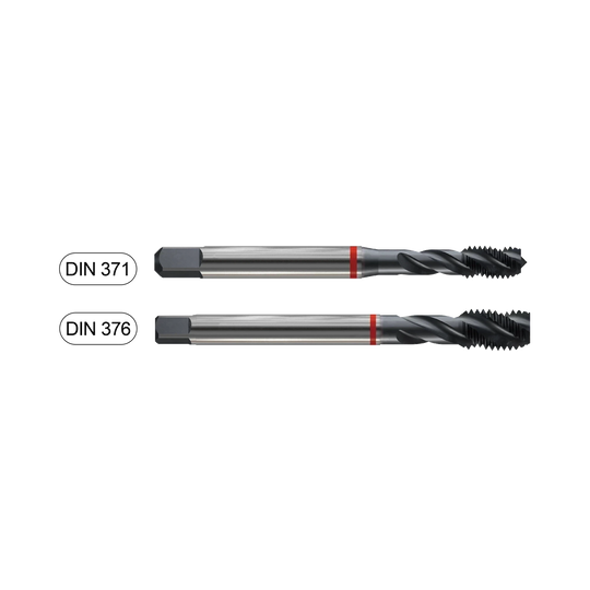 (TB313) HSS-E (M35) Metric Spiral Flute for Hardened