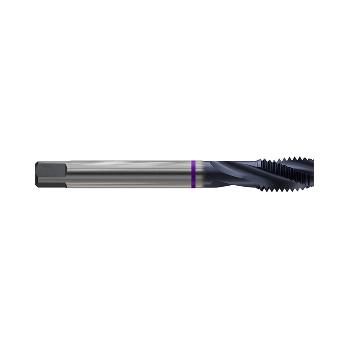 (TZ903) HSS-PM, Metric Spiral Flute for Titanium (TiAlN Coated)