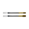 (TTS37) HSS-PM, Metric Synchro tap Cold Forming Tap with Oil Grooves for General Purpose (TiN Coated