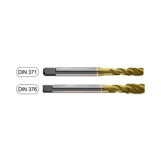 (TTS31) HSS-PM, Metric Synchro tap Spiral Flute for General Purpose (TiN Coated)