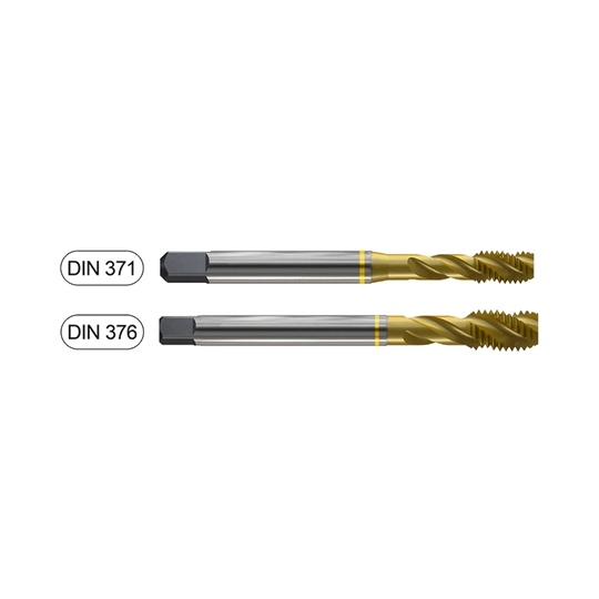 (TTS31) HSS-PM, Metric Synchro tap Spiral Flute for General Purpose (TiN Coated)