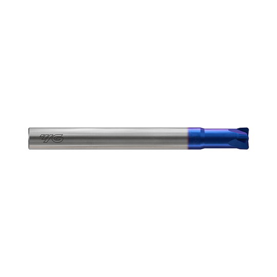 HIGH FEED 4 Flute 0°Helix Corner Radius End Mill (G8B54)