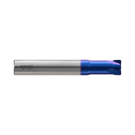 HIGH FEED 4 Flute 0°Helix Stub Corner Radius Mill (G8B59)