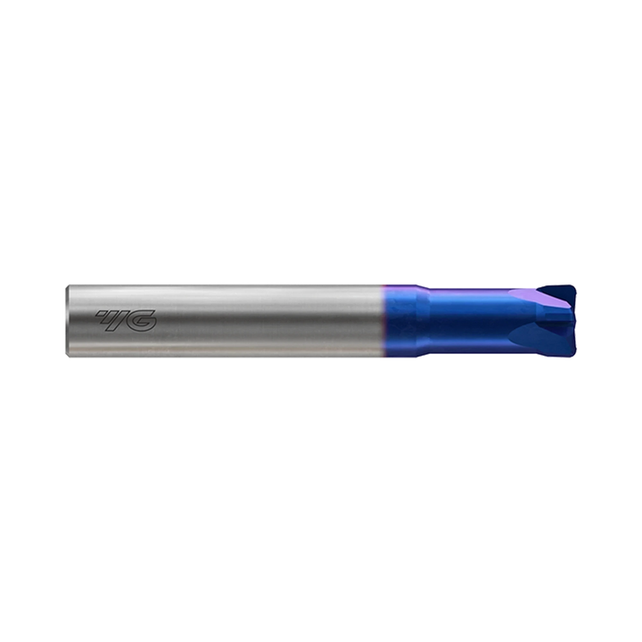HIGH FEED 4 Flute 0°Helix Stub Corner Radius Mill (G8B59)