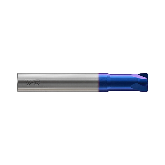 HIGH FEED 4 Flute 0°Helix Stub Corner Radius Mill (G8B59)