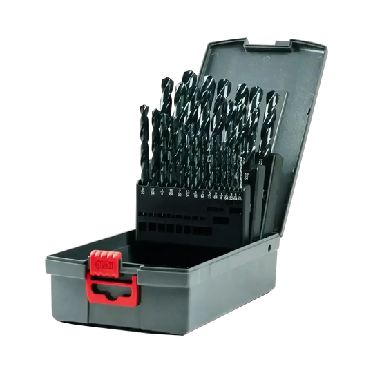 HSS(M2) Split Point Black Finished Drill Set 1/16"-1/2"x1/64" STEP 29PCS. (D1133)