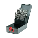 HSS(M2) Split Point Bright Finished Drill Set 1~13MM  0.5 STEP 25PCS. (D1165)