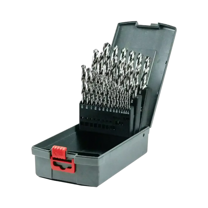 HSS(M2) Split Point Bright Finished Drill Set 1/16"-1/2"x1/64" STEP 29PCS. (D1183)