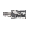 (XSEME01) i-Smart 4G Mill, Modular Head, 4Flute Multiple Helix Corner Radius End Mill