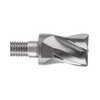 (XSEME01) i-Smart 4G Mill, Modular Head, 4Flute Multiple Helix Corner Radius End Mill
