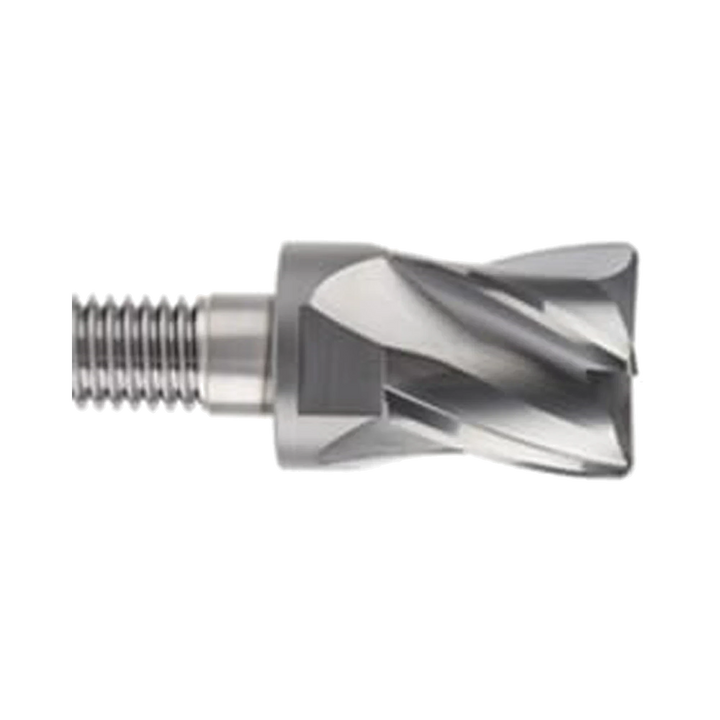 (XSEME01) i-Smart 4G Mill, Modular Head, 4Flute Multiple Helix Corner Radius End Mill