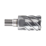 (XSEME68) i-Smart 4G Mill, Modular Head, 4Flute Corner Radius End Mill