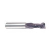 (EH911) Jet-Power Carbide 2Flute End Mill, Short Length for Stainless/Titanium, Plain Shank