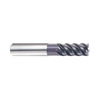 (EH921) Jet-Power Carbide Multi Flute Roughing End Mill, Long Length for Stainless/Titanium, Plain Shank