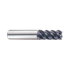 (EH919) Jet-Power Carbide Multi Flute Roughing End Mill, Long Length for Stainless/Titanium, Plain Shank