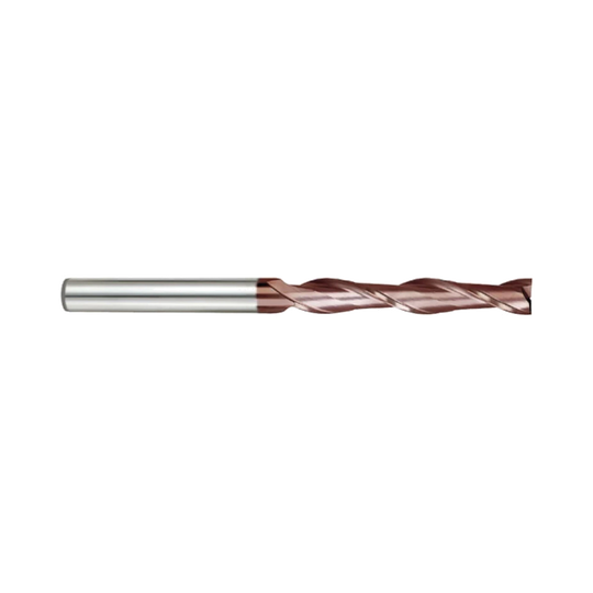 (G9452) K-2 Carbide, 2Flute End Mill, Extra Long Length