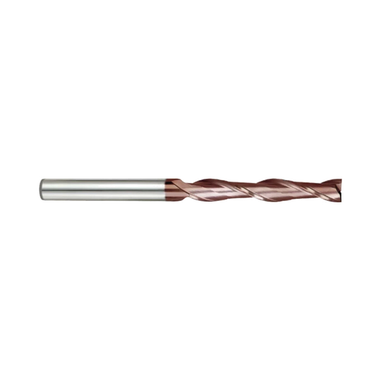 (G9452) K-2 Carbide, 2Flute End Mill, Extra Long Length