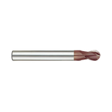 (G9454) K-2 Carbide, 2Flute Ball Nose End Mill, Long Reach