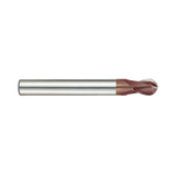 (G9454) K-2 Carbide, 2Flute Ball Nose End Mill, Long Reach
