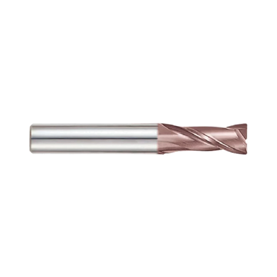 (G9B82) K-2 Carbide, 2Flute Corner Radius End Mill, Short Length