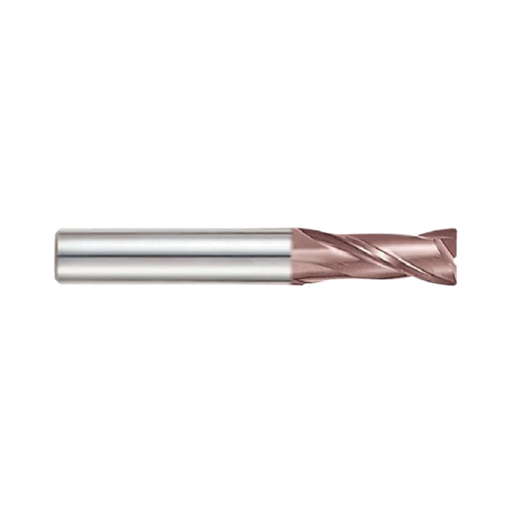 (G9B82) K-2 Carbide, 2Flute Corner Radius End Mill, Short Length