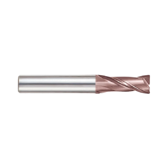 (G9B82) K-2 Carbide, 2Flute Corner Radius End Mill, Short Length