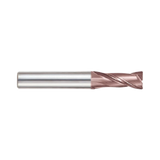 (G9B82) K-2 Carbide, 2Flute Corner Radius End Mill, Short Length