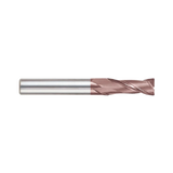 (G9B83) K-2 Carbide, 2Flute Corner Radius End Mill, Long Reach