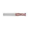 (G9B83) K-2 Carbide, 2Flute Corner Radius End Mill, Long Reach