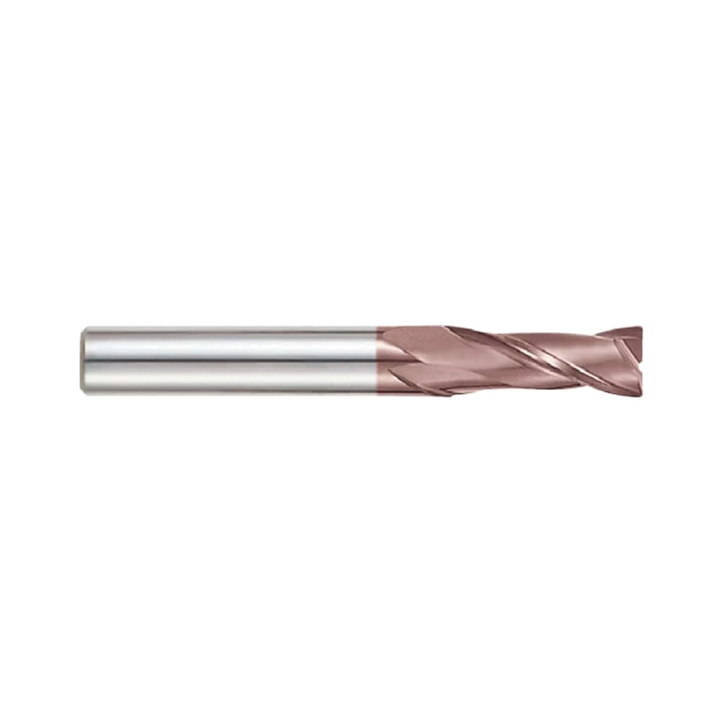 (G9B83) K-2 Carbide, 2Flute Corner Radius End Mill, Long Reach