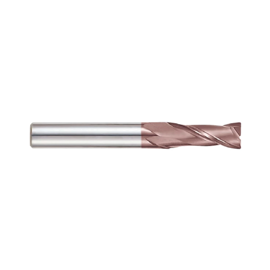 (G9B83) K-2 Carbide, 2Flute Corner Radius End Mill, Long Reach