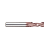 (G9B83) K-2 Carbide, 2Flute Corner Radius End Mill, Long Reach