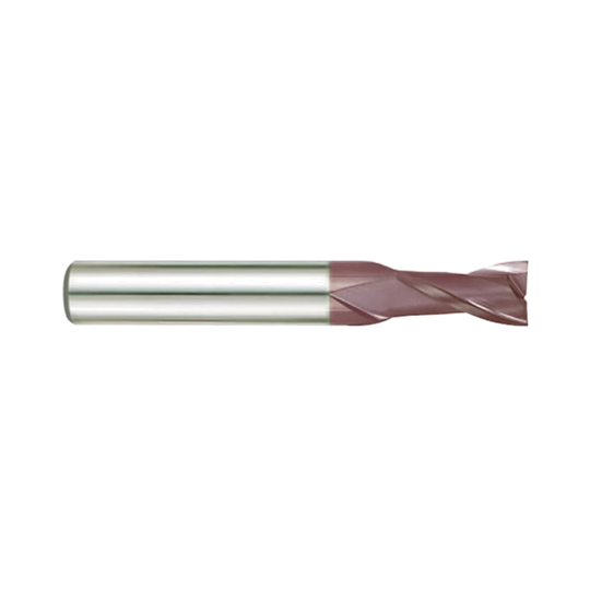 (G9424) K-2 Carbide, 2Flute End Mill, Short Length