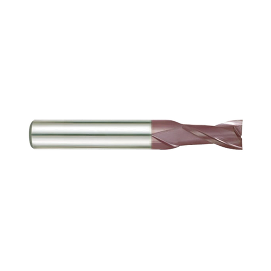 (G9424) K-2 Carbide, 2Flute End Mill, Short Length