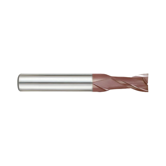 (G9A68) K-2 Carbide, 2Flute End Mill, Short Length