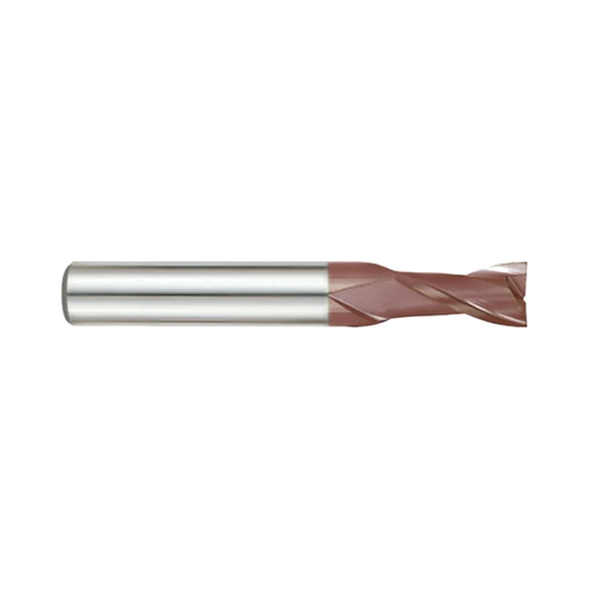 (G9A68) K-2 Carbide, 2Flute End Mill, Short Length