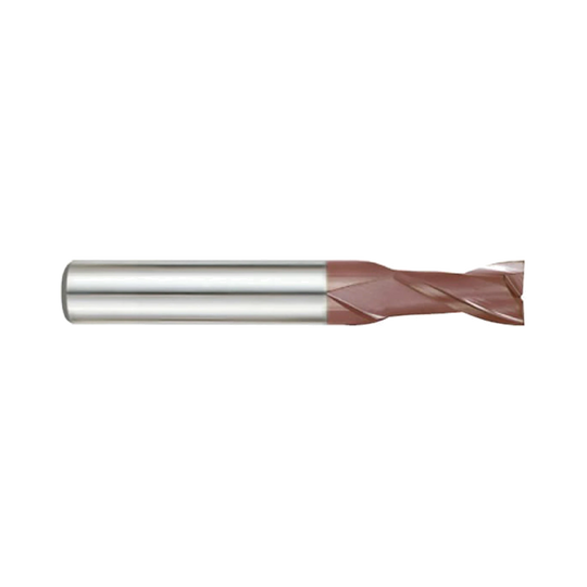 (G9A68) K-2 Carbide, 2Flute End Mill, Short Length
