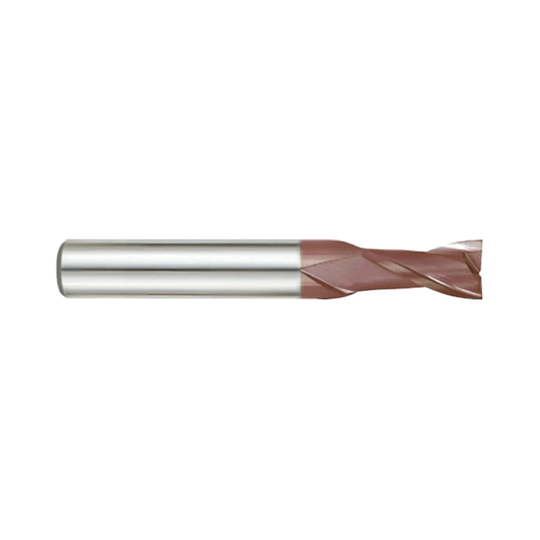 (G9A68) K-2 Carbide, 2Flute End Mill, Short Length
