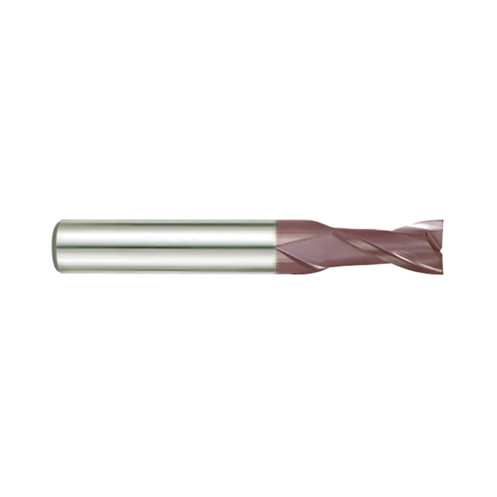(G9G44) K-2 Carbide, 2Flute End Mill, Short Length with Chamfer